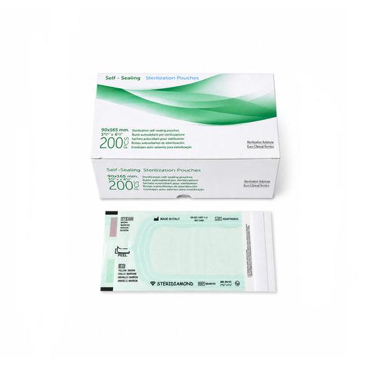 Self-seal sterilization bag 90x165MM (200 pieces)