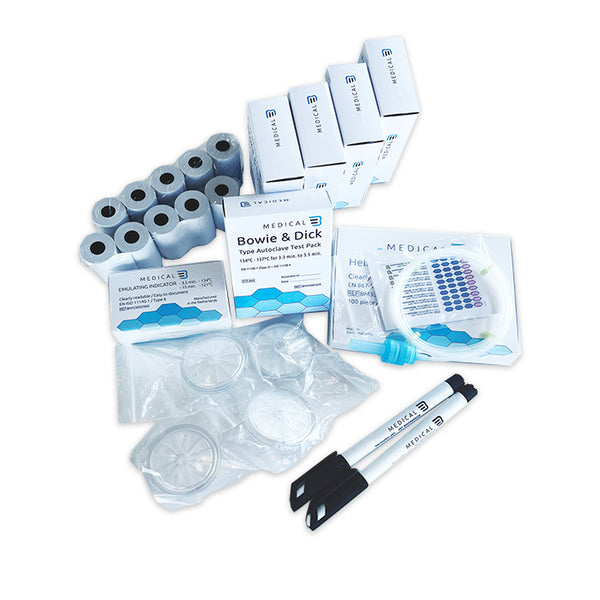 Complete set with test supplies & accessories